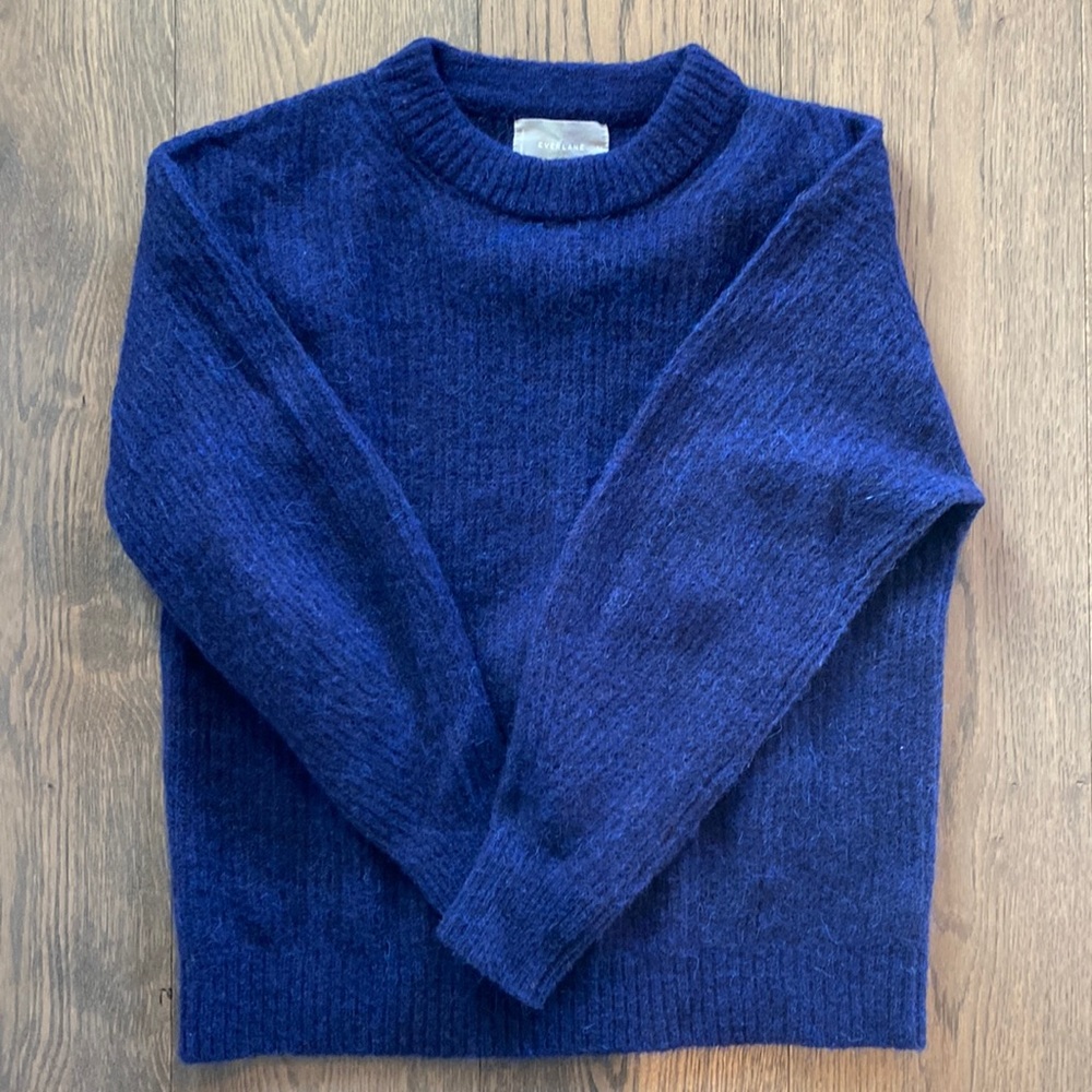 Never worn everlane oversized alpaca crew